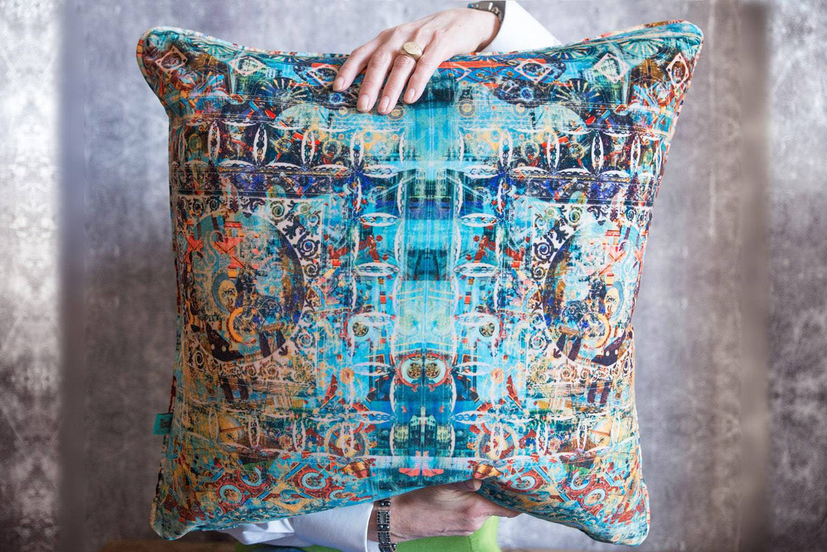 Buy outlet velvet cushions