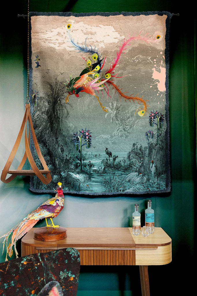 Velvet Wall Hangings - Paradise Lost - Blackpop | Designer Wallpaper, Luxury Fabric & Bespoke Furniture
