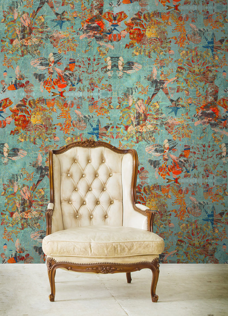 'The Tudors - Deconstructed' Collection of luxury, designer wallpapers and fabrics made in collaboration with the National Portrait Gallery