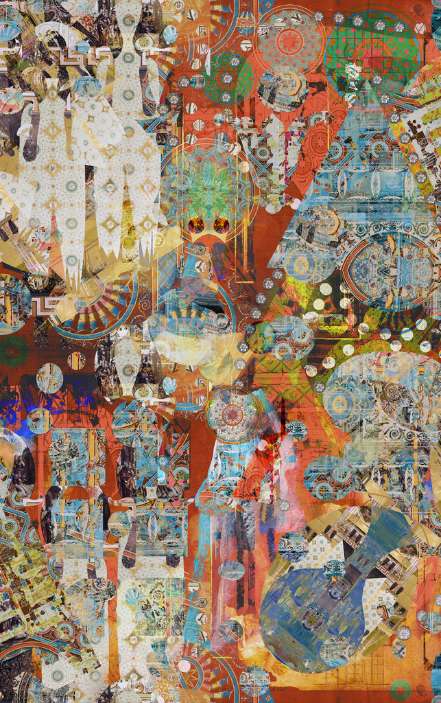 Argo Navis wallpaper, Colorful abstract artwork with intricate patterns and shapes