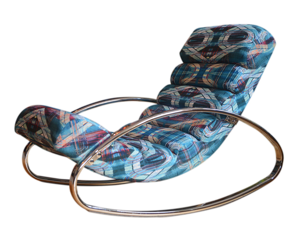 Contemporary Wave Rocking Chair - Bold Upholstery Design – Blackpop ...