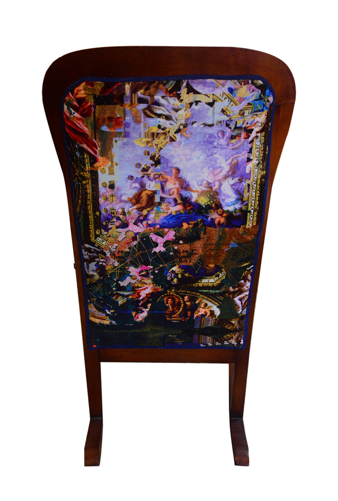 statement furniture for sale, designer furniture for sale UK, Patterned velvets for sale UK, Wirksworth fabric for sale UK.