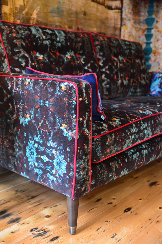 luxury sofa for sale UK, furniture shop Derbyshire, Luxury interior brand Derbyshire, velvet sofa for sale UK, Luxury furniture for sale UK, Patterned sofa for sale UK.