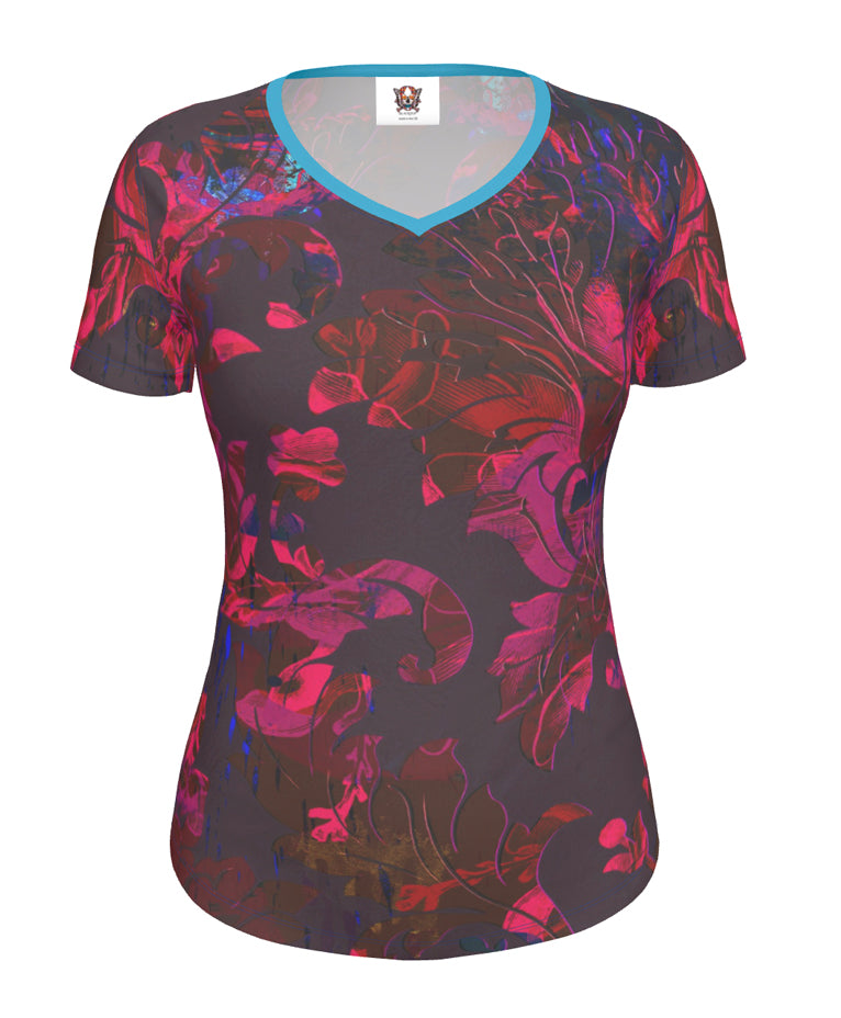 luxury patterned t-shirt, designer t-shirt for sale UK, cool t-shirts for sale UK, Blackpop UK, cool t-shirts.