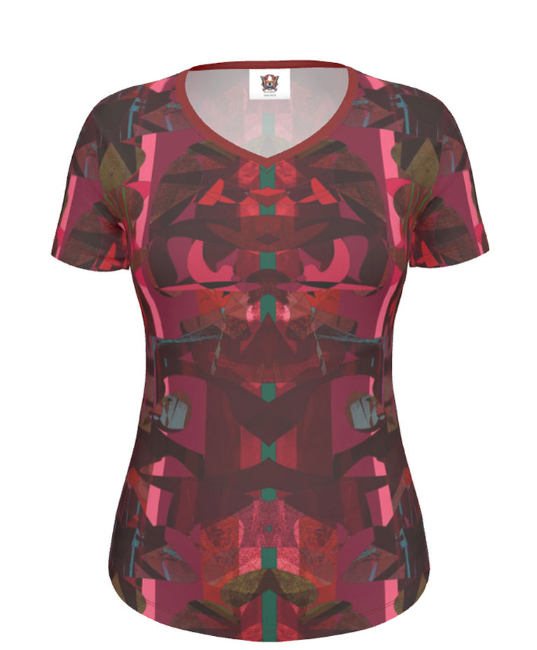 luxury t-shirt, designer t-shirt, patterned t-shirt, luxury t-shirt for sale UK, stripy t-shirt for sale UK, colourful t-shirt for sale UK, Blackpop fashion, handmade in the UK