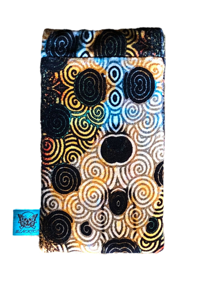 luxury gifts, designer gifts, sustainable gifts for sale UK, Sustainable gifts UK, yellow glasses case, patterned glasses case, velvet glasses cases, quirky gifts for sale UK, Velvet patterned gifts for sale UK