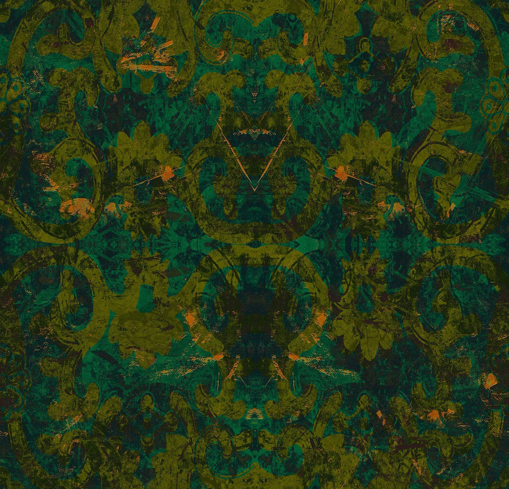 elegant wallpapers for walls,best wallpapers for walls,glamourous green wallpaper, high end wallpapers,dark green and orange wallpaper prints,opulent green wallpapers for walls, luxury green wallpapers uk, dark green wallpaper for contemporary homes, dark green walls, green luxury wallpaper, abstract wallpaper for modern homes,