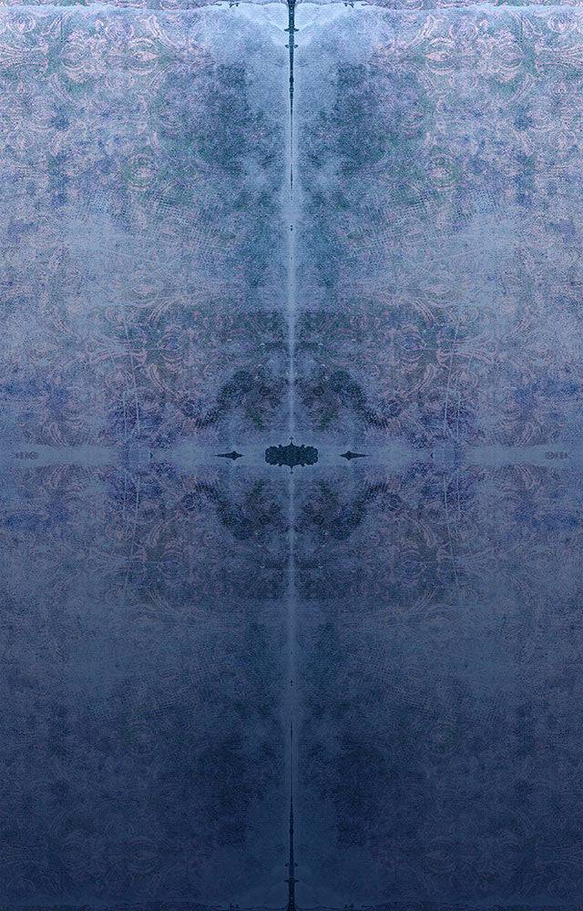 Duprez Misty Blue Blush Wallpaper - Blackpop | Designer Wallpaper, Luxury Fabric & Bespoke Furniture