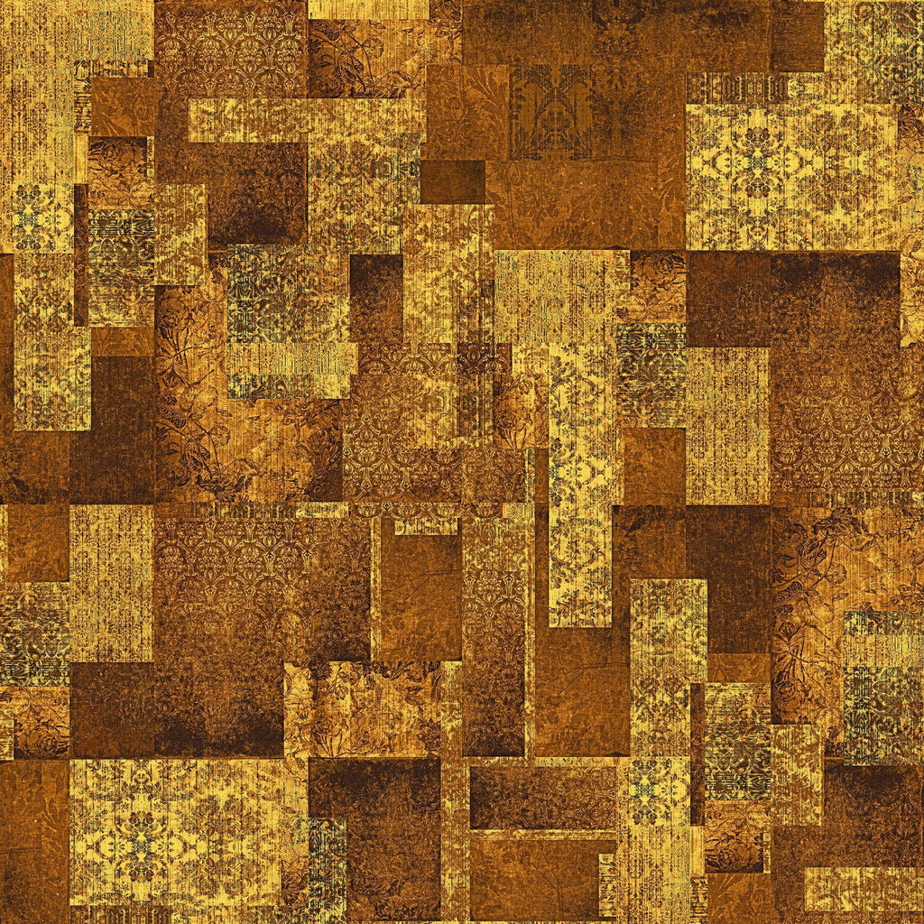 Culcita Amber fabric design displaying a textured pattern in brown and gold shades suitable for upholstery.