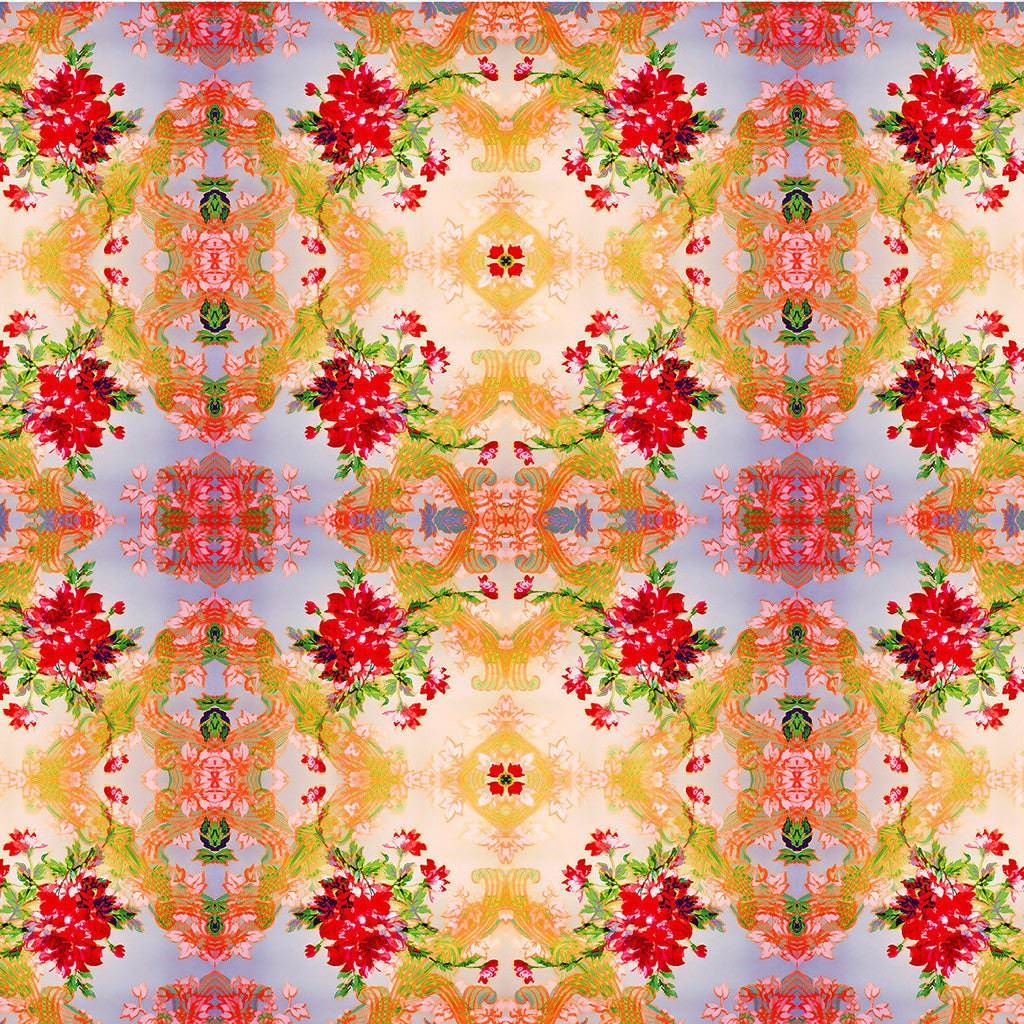 Casa Ceilo Fabric - Blackpop | Designer Wallpaper, Luxury Fabric & Bespoke Furniture, purple velvet, yellow velvets, orange velvet uk, kaleidoscopic velvet design, bespoke velvets uk, contemporary velvet fabric, velvets for upholstery uk,