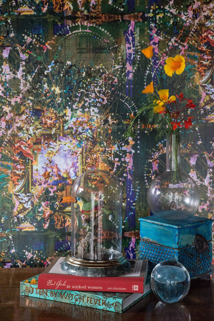 Modern living room wallpaper, Bold and dynamic wallpaper, Baroque style wallpaper, dining room feature wall wallpaper, Designer wallpaper for walls, Interiors shop in Wirksworth