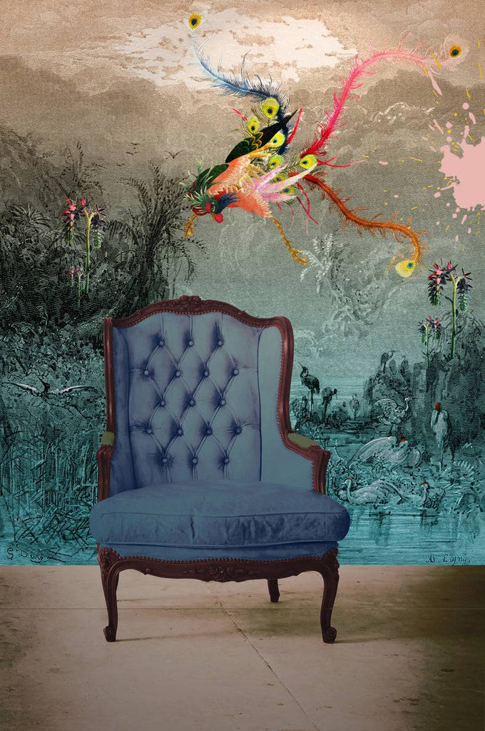 Wall Murals - Paradise Lost - Blackpop | Designer Wallpaper, Luxury Fabric & Bespoke Furniture